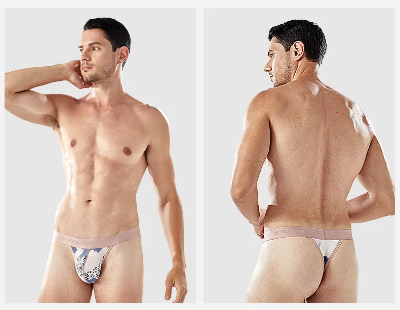 52025 Men's Big Pouch Thongs – Ultra-Soft, Cooling, and Supportive. Silky-Smooth with Enhanced Lift for Comfort and Sexy Look