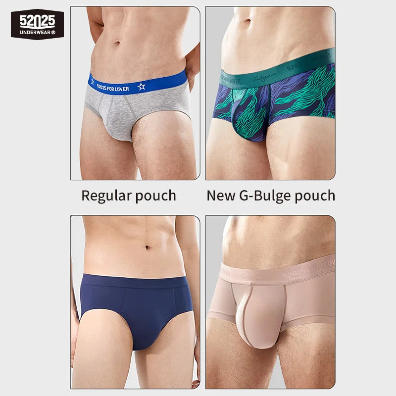 52025 Men's Big Pouch Trunks – Ultra-Soft, Cooling, and Supportive. Silky-Smooth Boxers for All-Day Comfort and Confidence