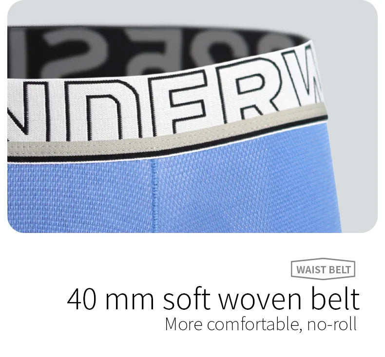 52025 Men's Breathable Boxers – Quick-Drying, High-Count Modal with Silk Touch. Seamless Design for Ultimate Comfort & Style