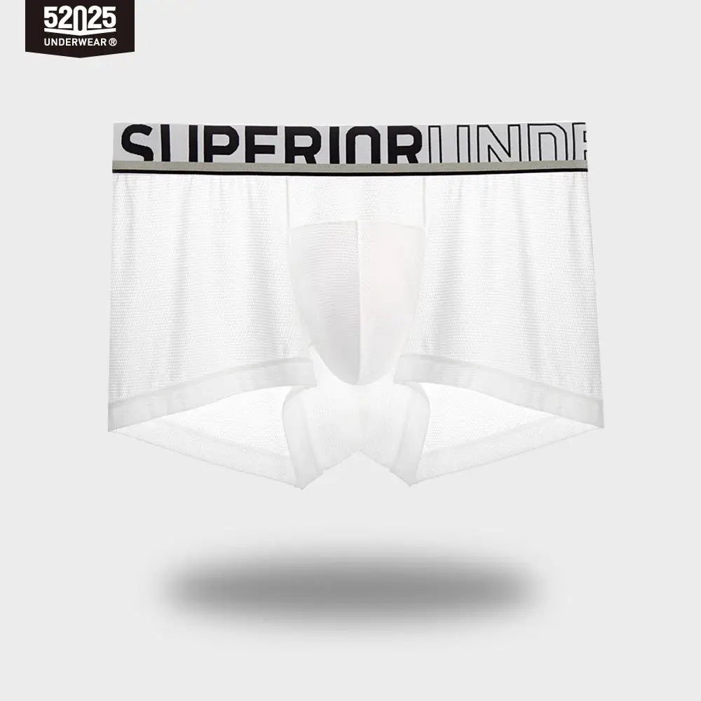 52025 Men's Breathable Boxers – Quick-Drying, High-Count Modal with Silk Touch. Seamless Design for Ultimate Comfort & Style