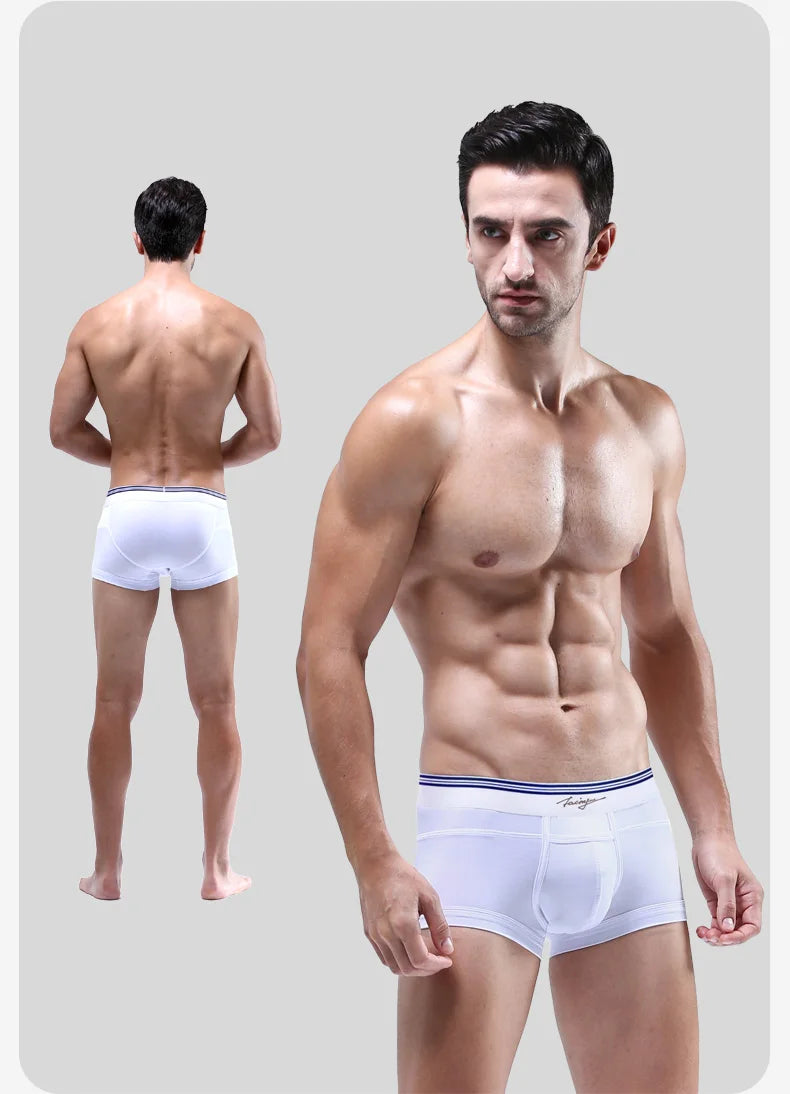 52025 Men's Boxers Men's Trunks – Premium Ultra-Soft Micro Modal for Exceptonal Comfort & Style. Boxers with Horizontal Fly