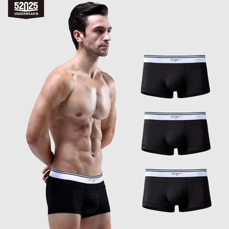 52025 Men's Boxers Men's Trunks – Luxuriously Soft Micro Modal, Sleek, Stylish & Ultra-Comfortable Men Sexy Underwear