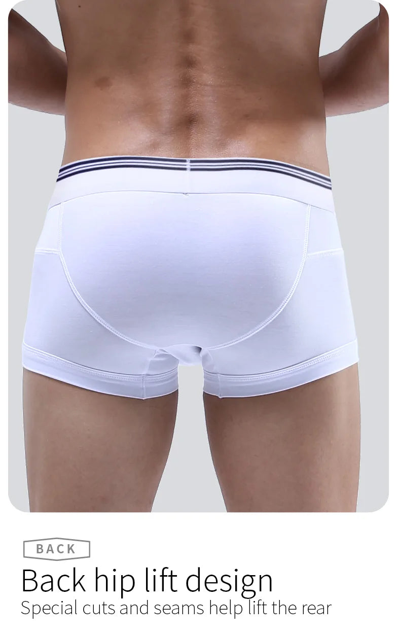 52025 Men's Boxers Men's Trunks – Premium Ultra-Soft Micro Modal for Exceptonal Comfort & Style. Boxers with Horizontal Fly