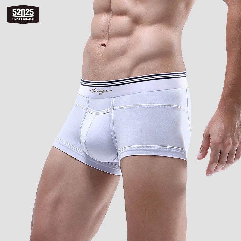 52025 Men's Boxers Men's Trunks – Premium Ultra-Soft Micro Modal for Exceptonal Comfort & Style. Boxers with Horizontal Fly
