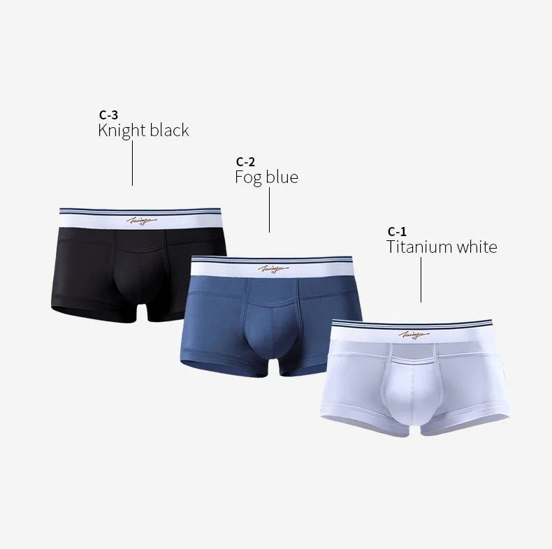 52025 Men's Boxers Men's Trunks – Premium Ultra-Soft Micro Modal for Exceptonal Comfort & Style. Boxers with Horizontal Fly
