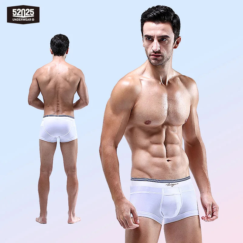 52025 Men's Boxers Men's Trunks – Premium Ultra-Soft Micro Modal for Exceptonal Comfort & Style. Boxers with Horizontal Fly