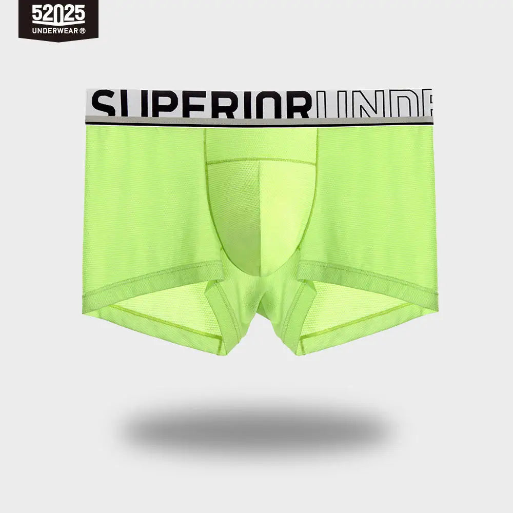 52025 Men's Breathable Boxers – Quick-Drying, High-Count Modal with Silk Touch. Seamless Design for Ultimate Comfort & Style