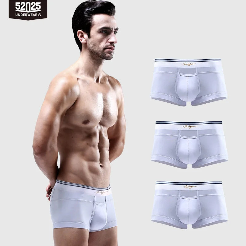 52025 Men's Boxers Men's Trunks – Luxuriously Soft Micro Modal, Sleek, Stylish & Ultra-Comfortable Men Sexy Underwear
