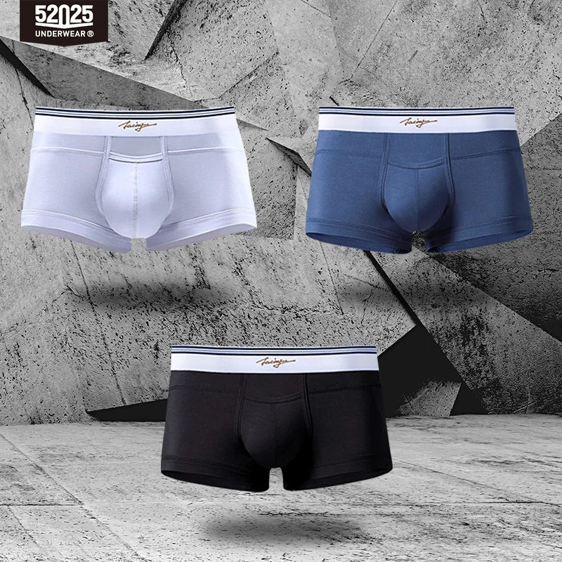 52025 Men's Boxers Men's Trunks – Luxuriously Soft Micro Modal, Sleek, Stylish & Ultra-Comfortable Men Sexy Underwear
