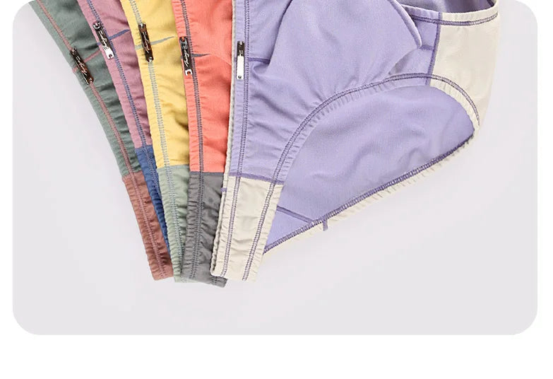 52025 Men's Contrast Color High-Cut Briefs – Soft, Delicate, and Stylish. Original Design, Sexy & Comfortable Premium Men Slips