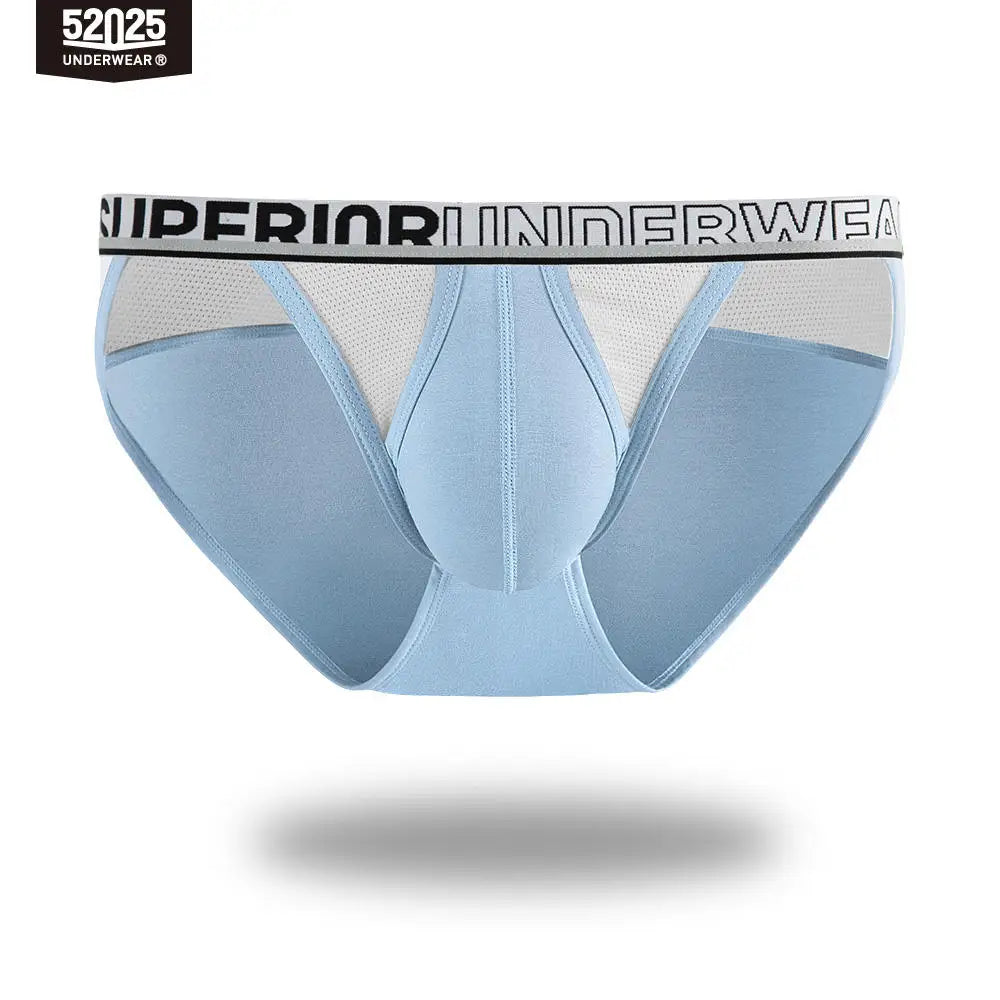 52025 Men's High-Cut Briefs – Quick-Drying, Breathable Silk Mesh Poucht. Sporty, Lightweight, and Sexy Men's Underwear