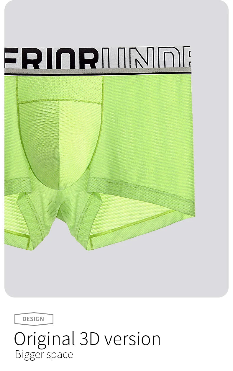 52025 Men's Breathable Boxers – Quick-Drying, High-Count Modal with Silk Touch. Seamless Design for Ultimate Comfort & Style