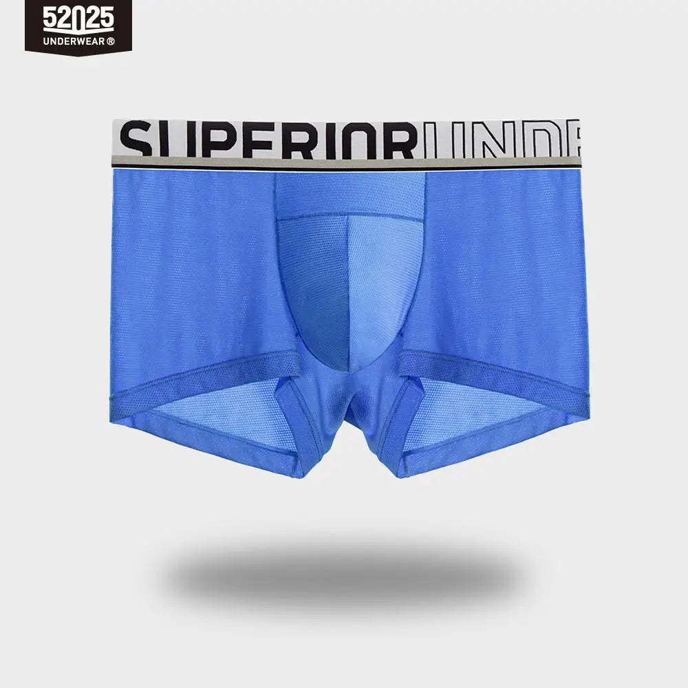 52025 Men's Breathable Boxers – Quick-Drying, High-Count Modal with Silk Touch. Seamless Design for Ultimate Comfort & Style