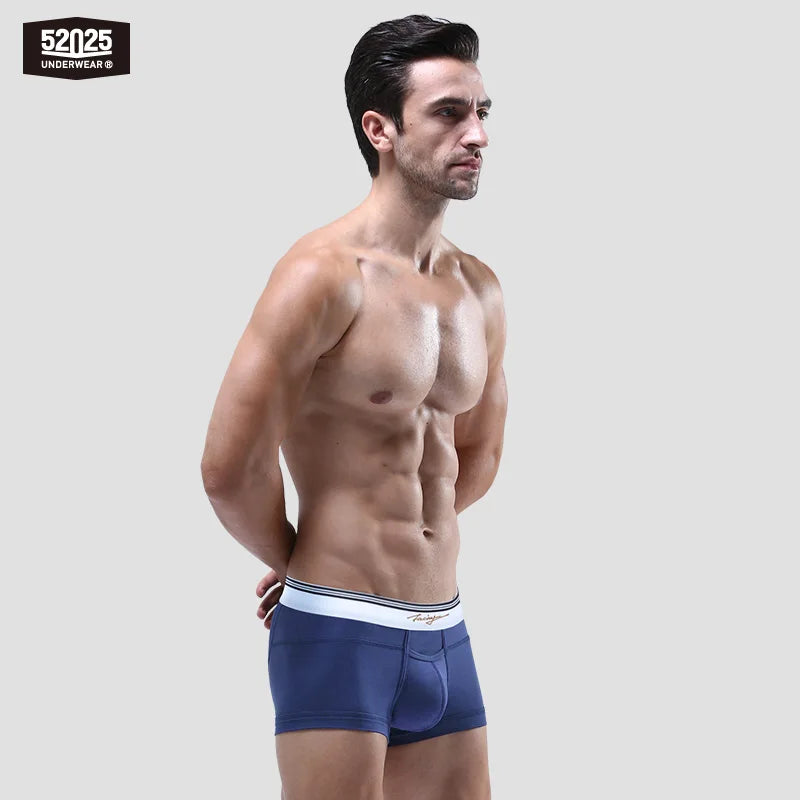 52025 Men's Boxers Men's Trunks – Premium Ultra-Soft Micro Modal for Exceptonal Comfort & Style. Boxers with Horizontal Fly
