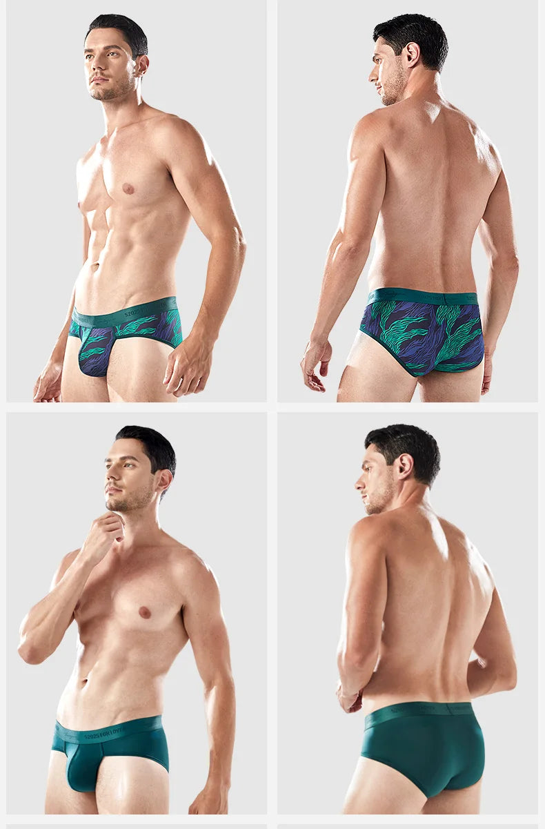 52025 Men's Big Pouch Briefs – Ultra-Soft, Cooling, and Supportive. Silky-Smooth Briefs for All-Day Comfort and Confidence