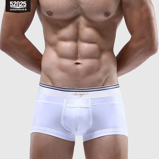52025 Men's Boxers Men's Trunks – Premium Ultra-Soft Micro Modal for Exceptonal Comfort & Style. Boxers with Horizontal Fly