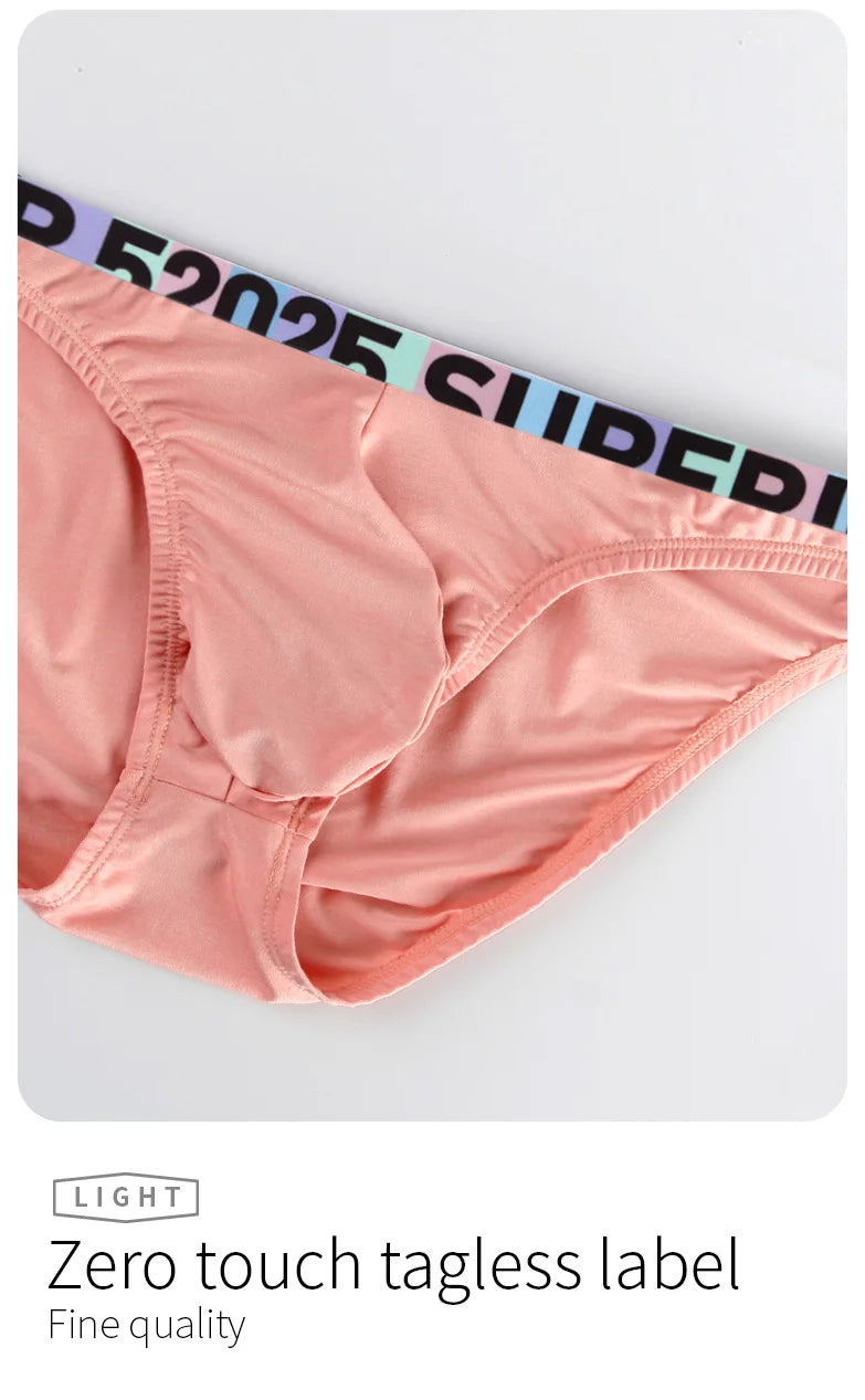 52025 Luxurious Modal High-Cut Briefs – Soft, Smooth Men’s Mini-Briefs, Sexy Contoured Pouch, Stylish Men’s Underwear