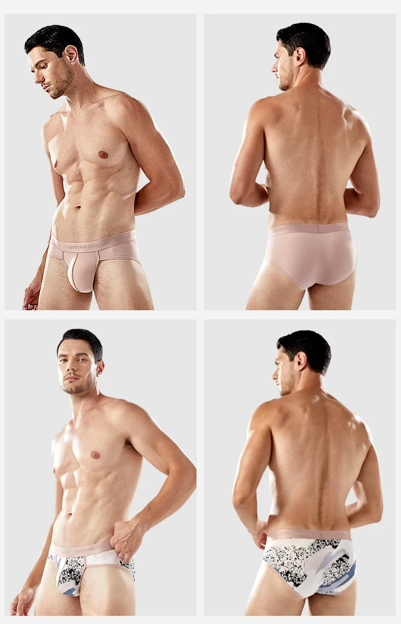 52025 Men's Big Pouch Briefs – Ultra-Soft, Cooling, and Supportive. Silky-Smooth Briefs for All-Day Comfort and Confidence