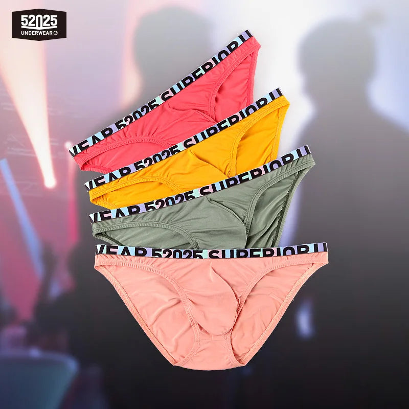 52025 Luxurious Modal High-Cut Briefs – Soft, Smooth Men’s Mini-Briefs, Sexy Contoured Pouch, Stylish Men’s Underwear