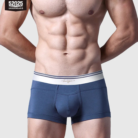 52025 Men's Boxers Men's Trunks – Luxuriously Soft Micro Modal, Sleek, Stylish & Ultra-Comfortable Men Sexy Underwear